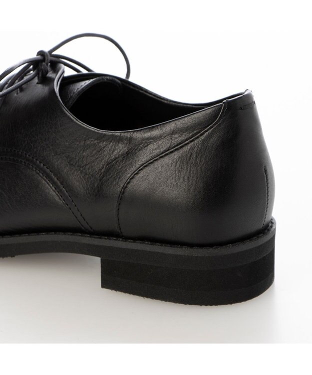 ing <ing>ソフトレザーレースアップシューズ ブラック