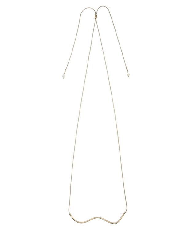 Green Parks ｅｖｅｒｙ　ｗａｌｋ．　淡水パールスライドネックレス Gold