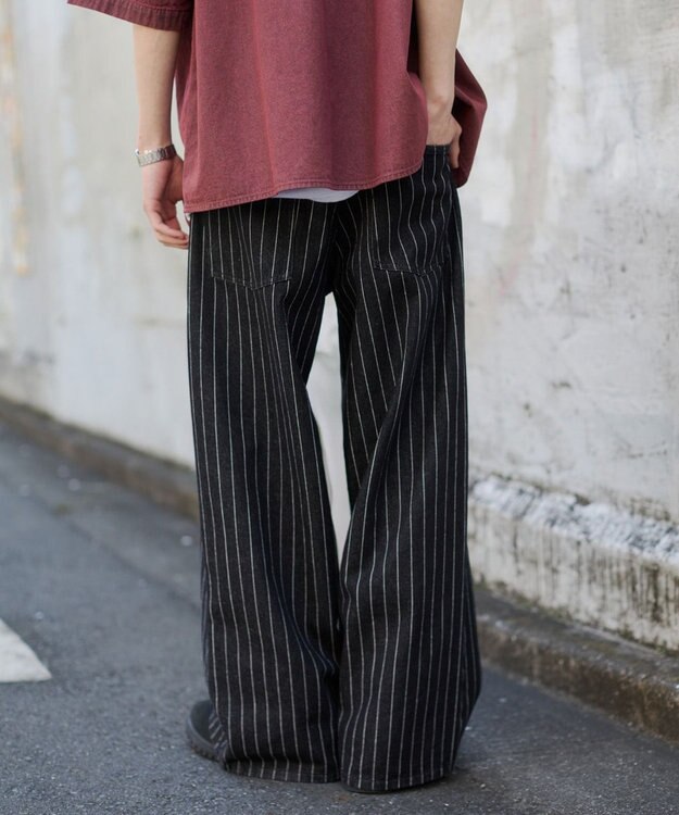 WEGO エクストラバギーデニムパンツ 柄1