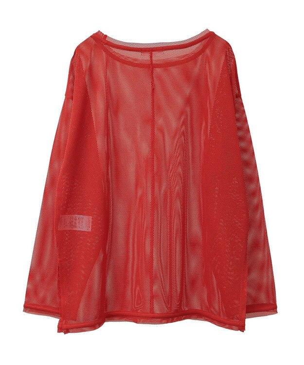 Green Parks メッシュカットプルオーバー Orange