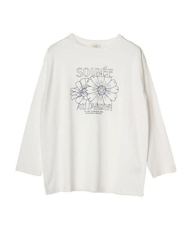 earth music&ecology Ｆｌｏｗｅｒ　グラフィックロンＴ A