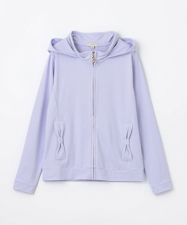 ANY KIDS UVカット リボンパーカー サックスブルー