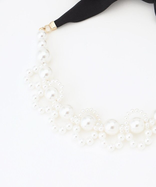 TOCCA LACE PEARL NECKLACE ネックレス ホワイト系