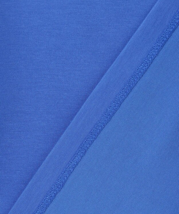 #Newans 【撥水・吸水速乾】コンビネーションフリルスリーブカットソー ブルー系