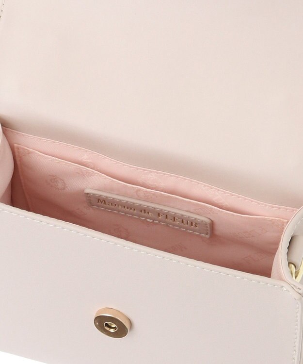 Maison de FLEUR パールリボンバッグ Pink