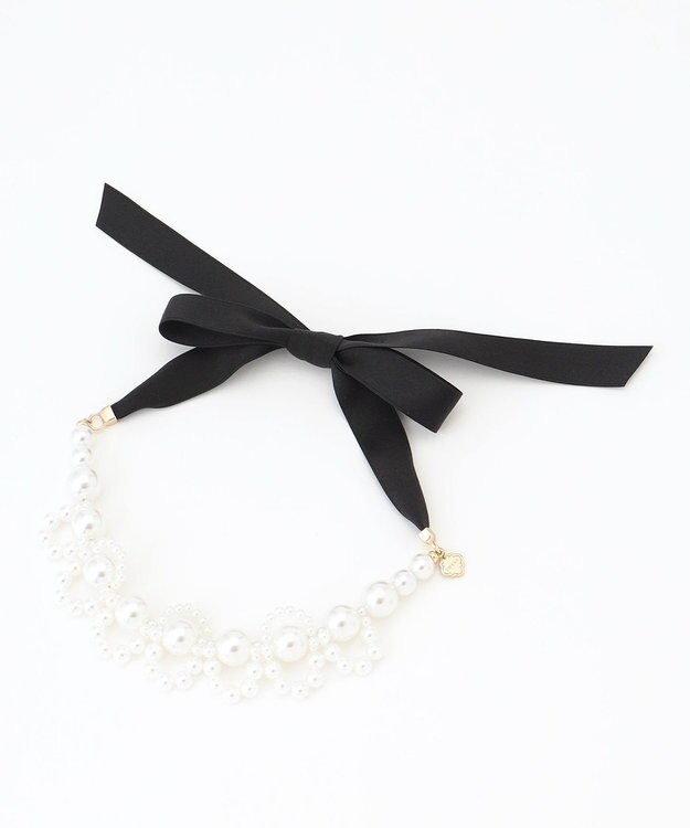 TOCCA LACE PEARL NECKLACE ネックレス ホワイト系