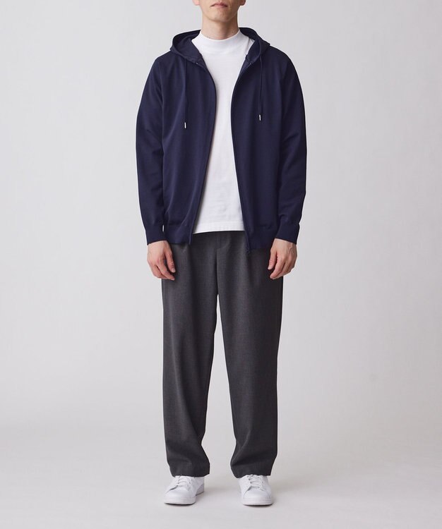 KASHIYAMA 【WEB限定/ECOPET】パーカー ネイビー