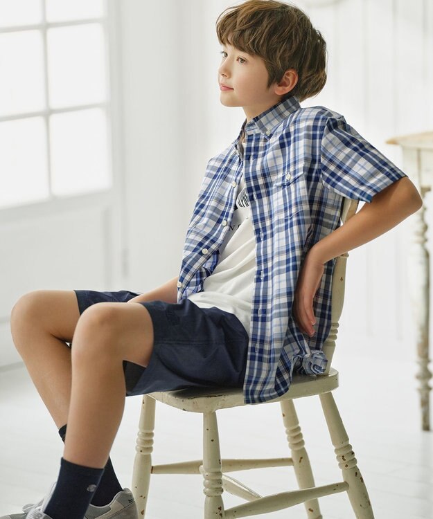 J.PRESS KIDS 【110-130㎝】ショートパンツ ネイビー系