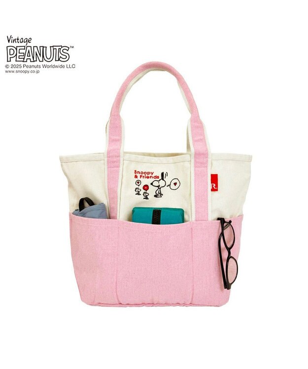 ROOTOTE 8424【スヌーピー】IP.ミディアム.ピーナッツ-0D 03：フレンズ