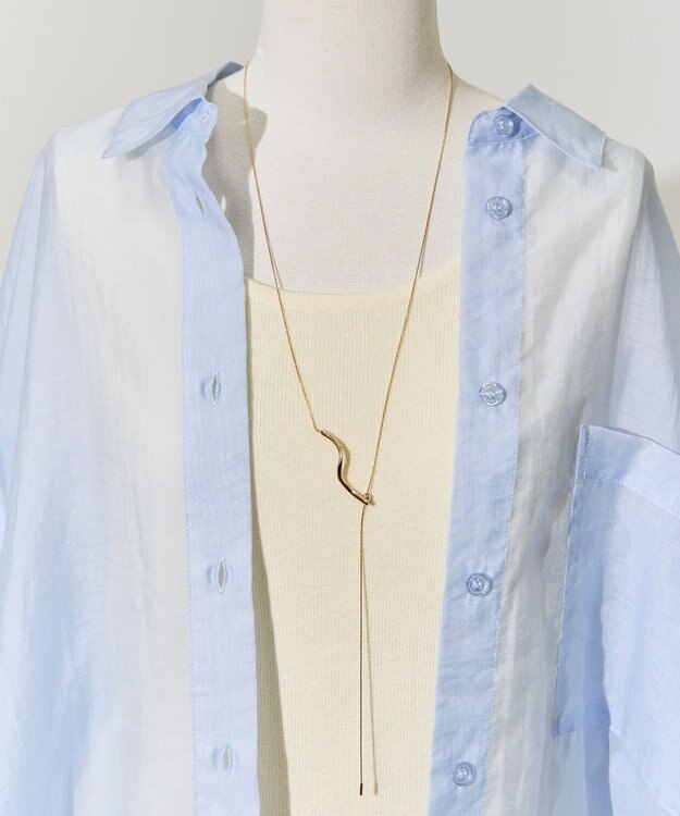 AMERICAN HOLIC ウェービースライドネックレス Gold