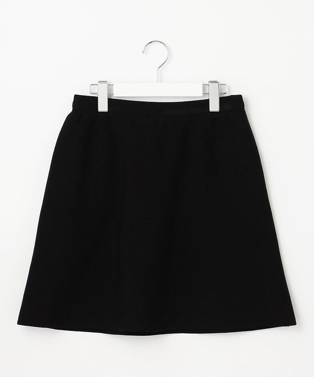 23区GOLF 【WOMEN】【手洗い可】ニット フレアスカート ブラック系