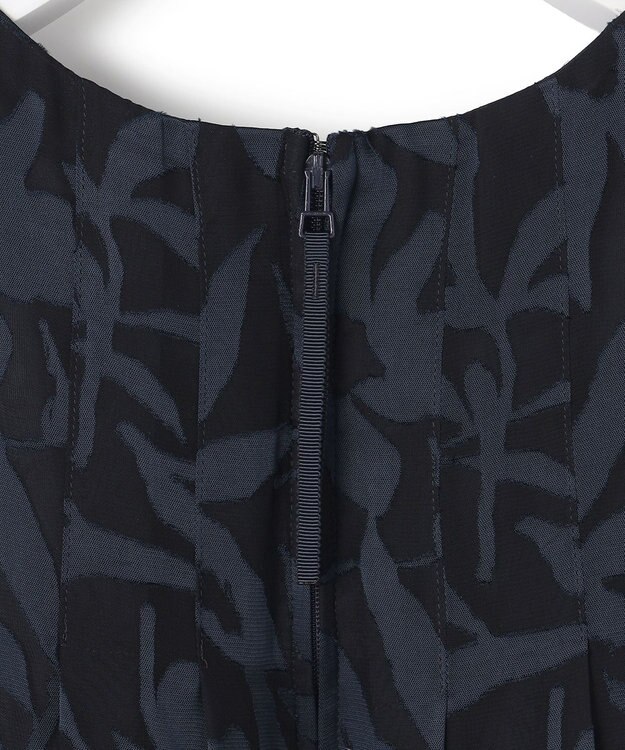 23区 L 【APPLAUDIR】シャドウフラワーオパール ドレス ネイビー系