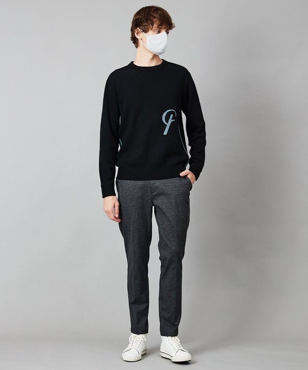 23区GOLF お肌へのやさしさとスタイリッシュさを両立【UNISEX】【保湿/日本製】マスク グレー系