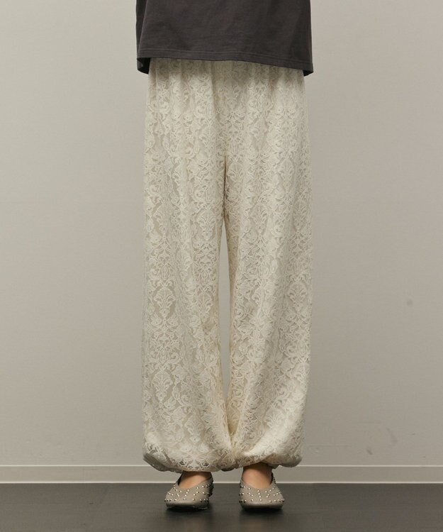 GRACE CONTINENTAL レースバルーンパンツ キナリ
