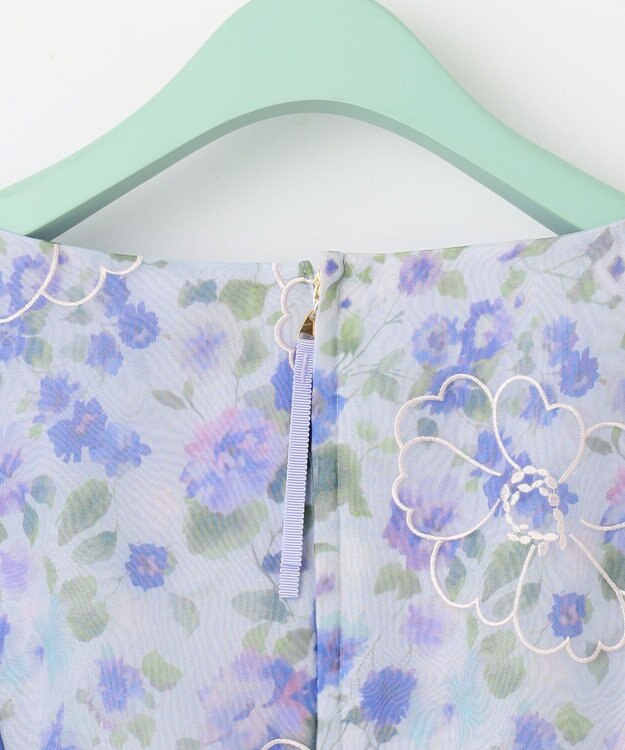 TOCCA 【消臭＆洗える】COMING UP ROSES ドレス ブルー系7