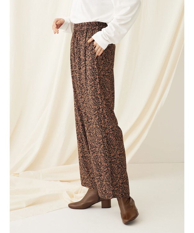 CRAFT STANDARD BOUTIQUE レーヨンイージーパンツ Flower