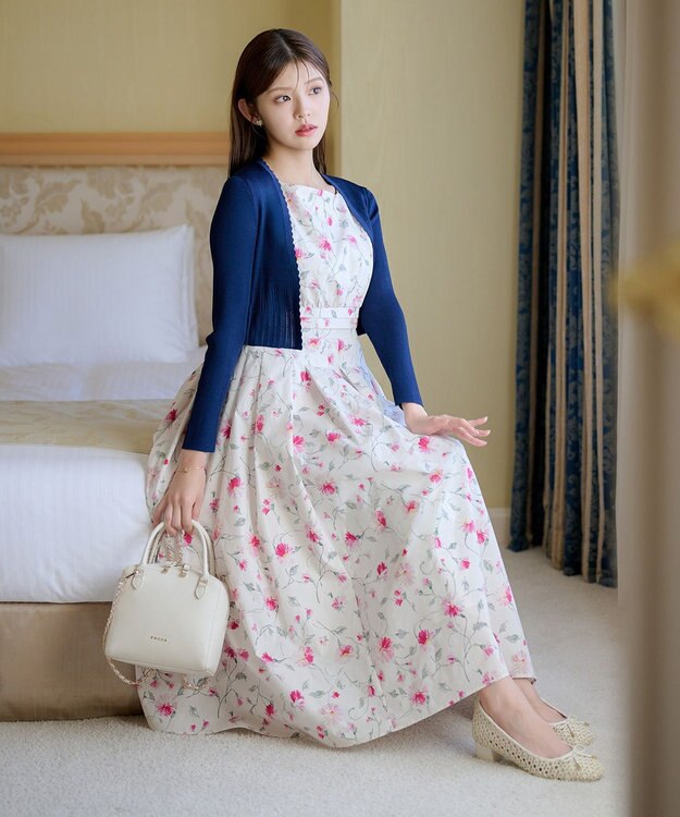 TOCCA 【鈴木ゆうかさん着用・00サイズあり】FLORAL BLISS ドレス アイボリー系5