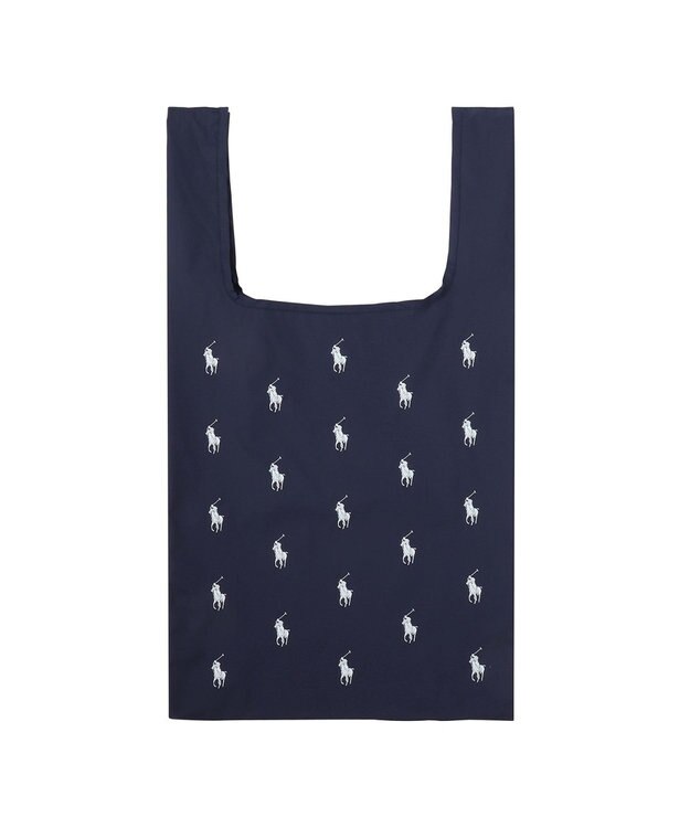 MOONBAT POLO RALPH LAUREN（ポロ ラルフ ローレン）ポロポニー ポケッタブル レインバック ネイビーブルー