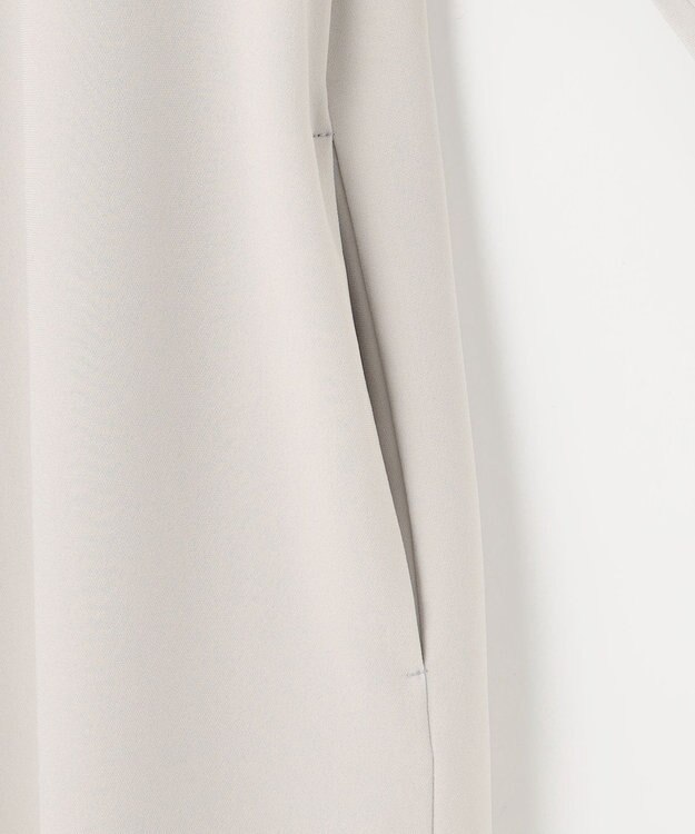 J.PRESS LADIES S 【WEB限定カラーあり・洗える】セラテリーダブルクロス ワンピース ベージュ系