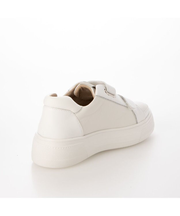 MODE ET JACOMO <MODE ET JACOMO>厚底ベルクロスニーカー ホワイト