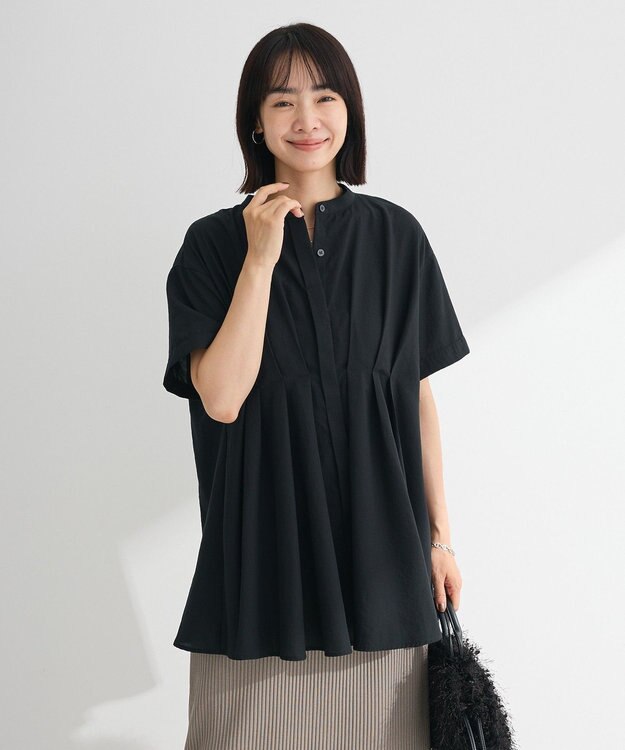 Green Parks ウエストタックシャツチュニック Black