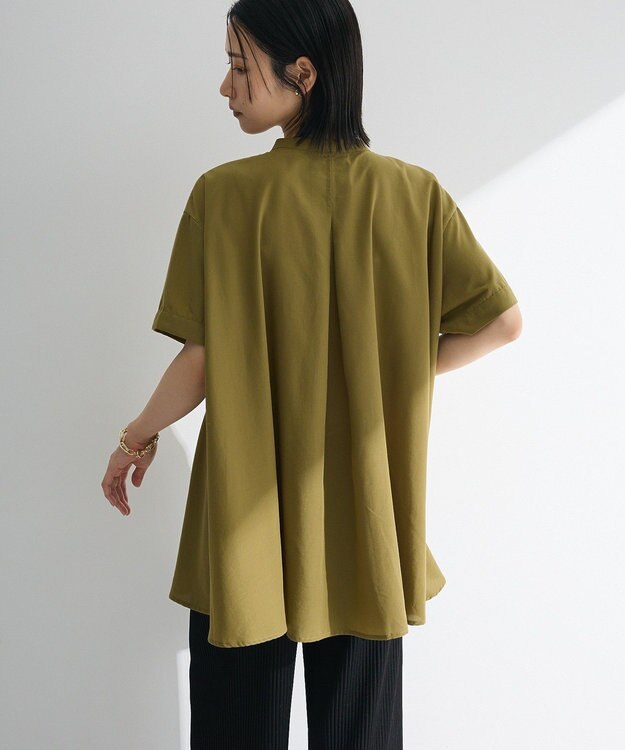 Green Parks ウエストタックシャツチュニック Olive