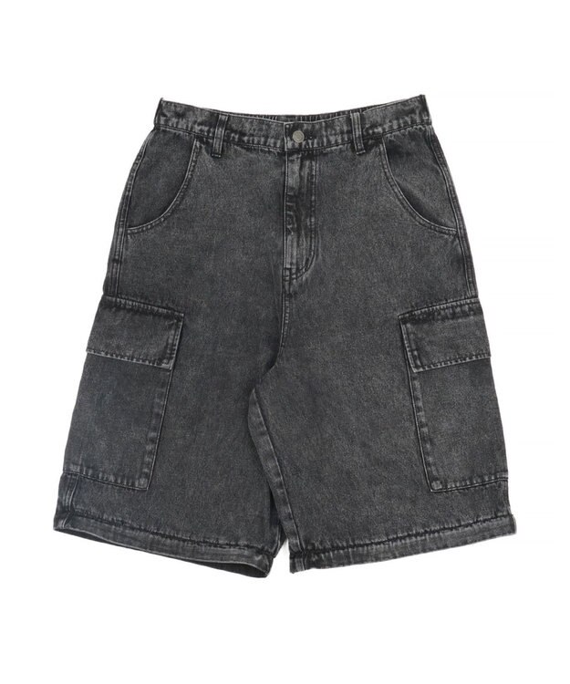 WEGO 2WAYマルチデニムカーゴパンツ デニムブラックソノタ