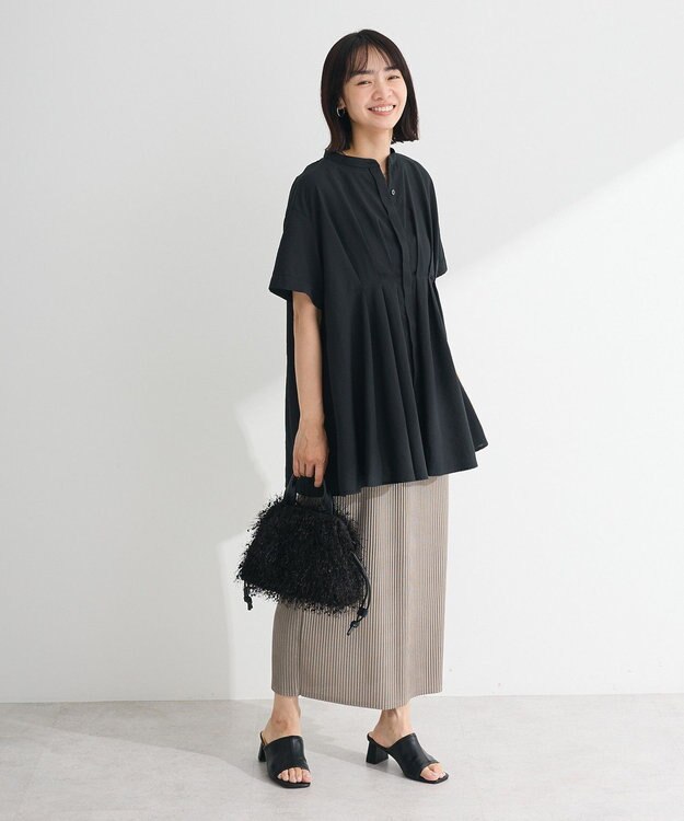 Green Parks ウエストタックシャツチュニック Black