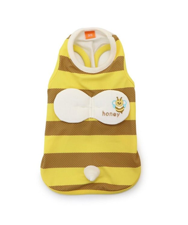 PET PARADISE 犬の服 春夏 ひんやり クール 接触冷感 虫除け はちタンクトップ 【中型犬】【大型犬】 黄