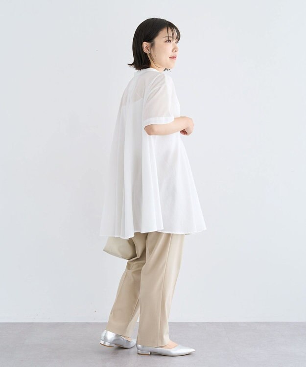 Green Parks ウエストタックシャツチュニック Off White