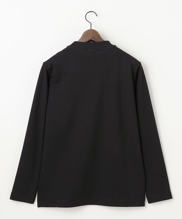 JOSEPH ABBOUD 【エコ素材和紙使用/日本素材/日本縫製/軽量/通気性/速乾性】和紙フライス×ハニカムＴシャツ ブラック系