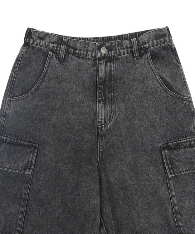 WEGO 2WAYマルチデニムカーゴパンツ デニムブラックソノタ