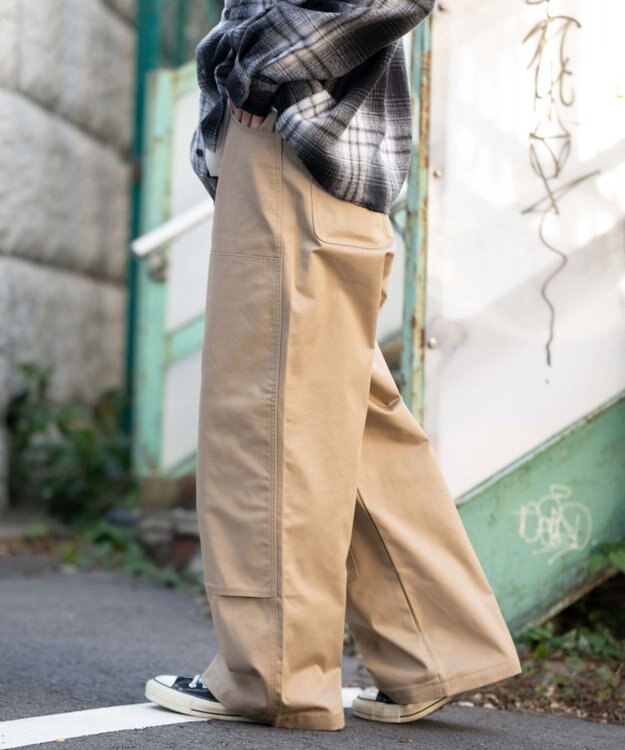 WEGO 別注RED　KAPダブルニーチノパンツ ベージュ