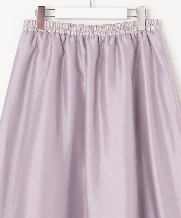 Feroux 【セットアイテム】ケーブルニット×オーガンジースカート ラベンダー系