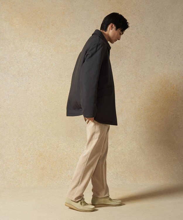 J.PRESS MEN ショートカーコートブルゾン グレー系