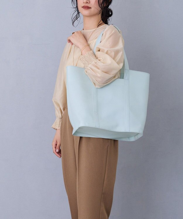 MioFIRANO DOOR J002 トートバッグ  A4サイズ対応 LIGHT BLUE