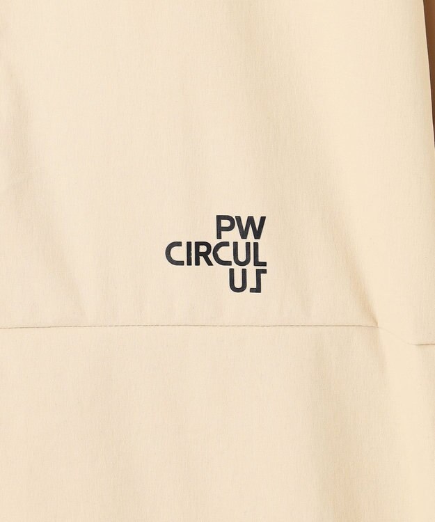 PW CIRCULUS 【撥水加工/ ストレッチ】【MEN】ハーフジップシャツ ゴルフ アイボリー系