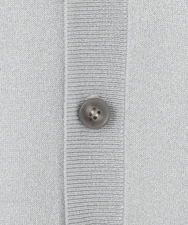 NAVE 【Nave・洗える】ラメニット カーディガン シルバー系