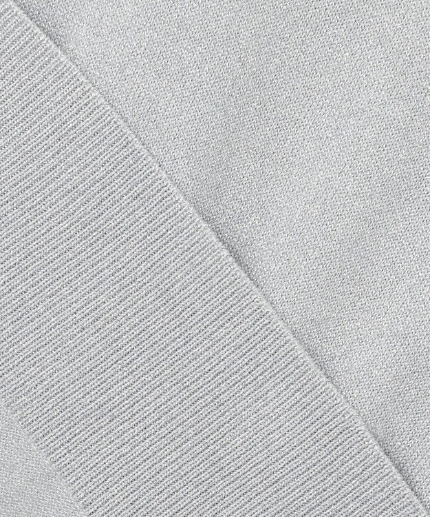 NAVE 【Nave・洗える】ラメニット カーディガン シルバー系