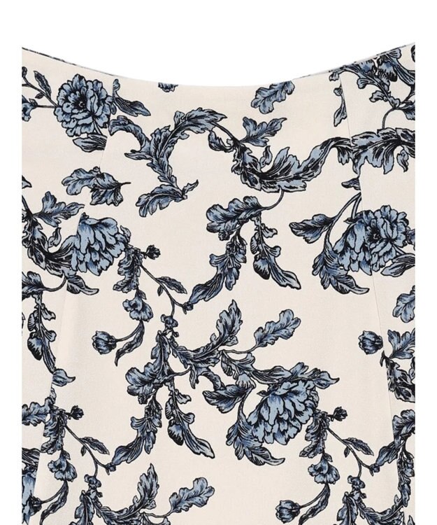 earth music&ecology バックレースアップスカート Ecru