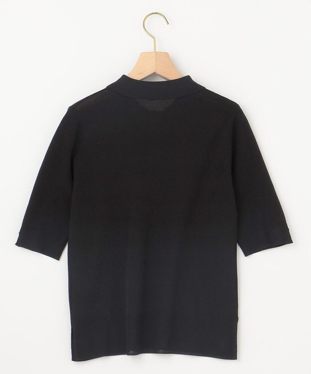 組曲 S シア－ニットポロ ブラック系