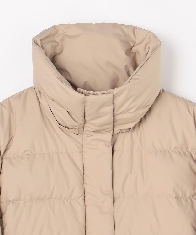 ANY L 【フード取り外し可能】楽映えリッチロング丈ダウン ベージュ