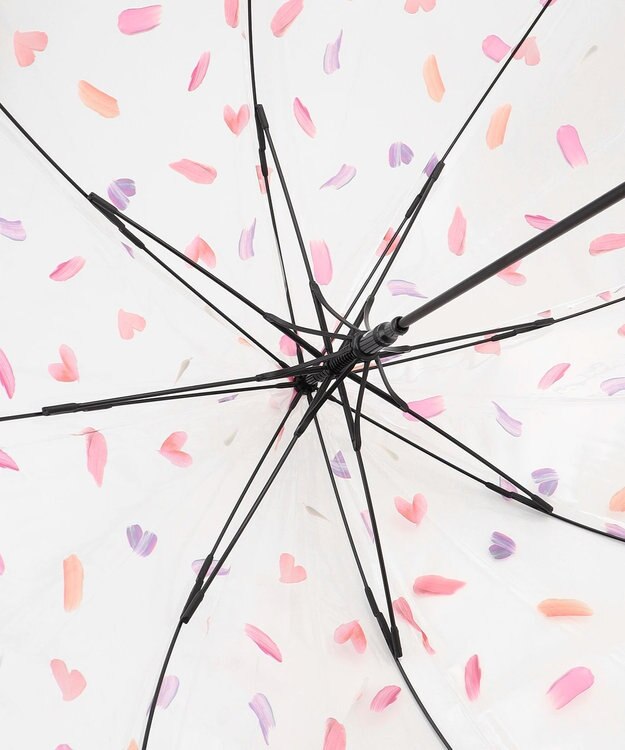 ANY SIS 【WEB限定】フラワープラスチック アンブレラ ピンク