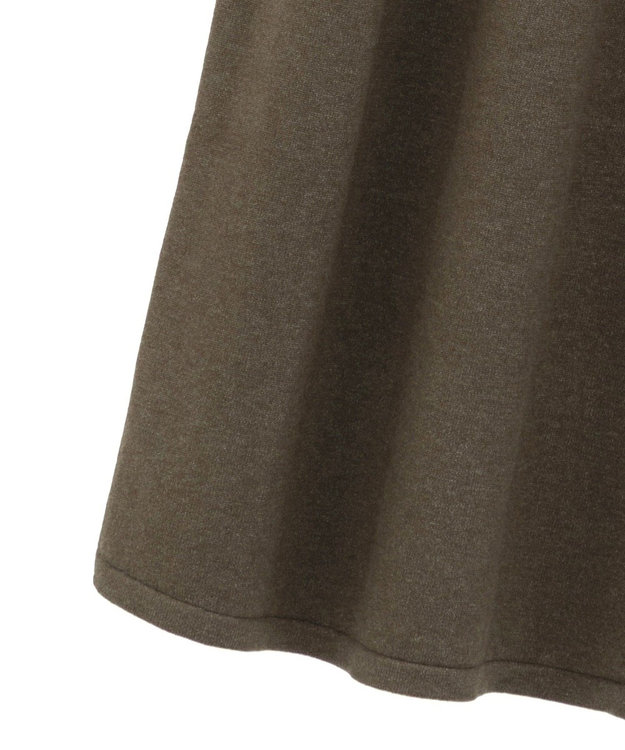 CRAFT STANDARD BOUTIQUE カットアウトニットワンピース Khaki