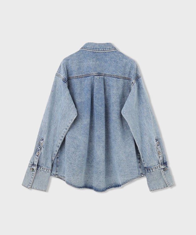 GRACE CONTINENTAL スタッズデニムシャツ インディゴ