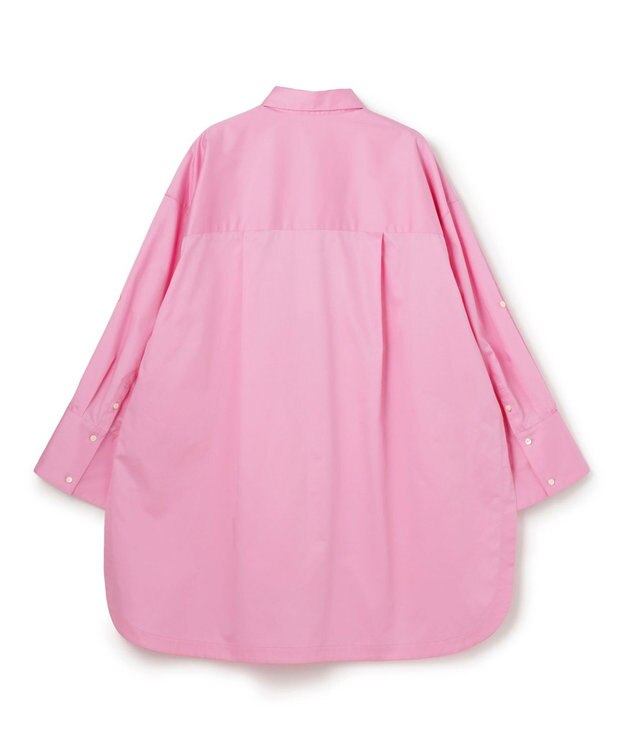 uncrave コットンクロスプレーン BIGシャツ ピンク