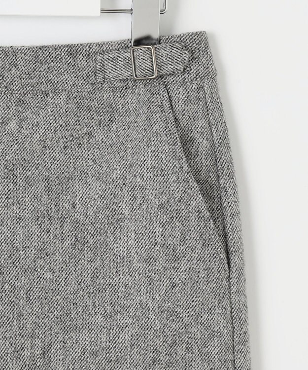 J.PRESS LADIES S 【WEB限定カラーあり】ツイードツイル キュロット パンツ ライトグレー系