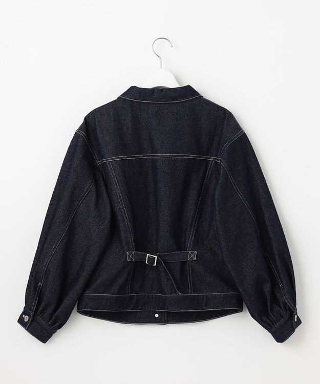 Feroux 【洗える】デニム ジャケット ネイビー系