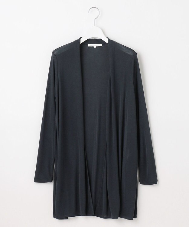 23区 【UVケア/接触冷感】マルチ機能 シアー ロング カーディガン ネイビー系