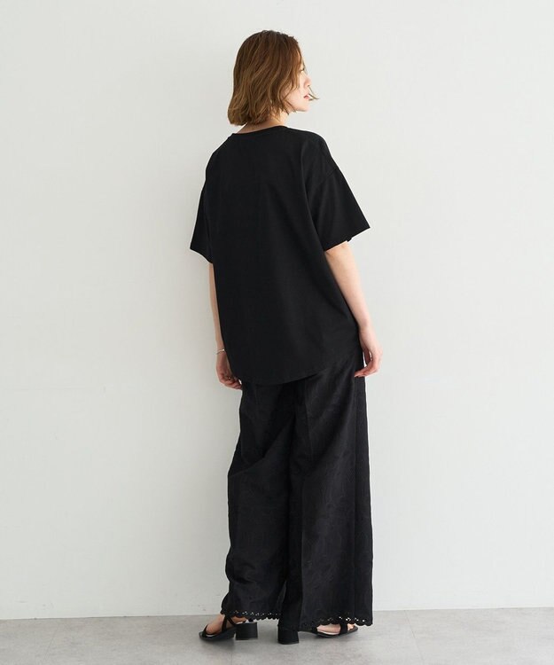 YECCA VECCA 【UVカット】フォトプリントTee Black